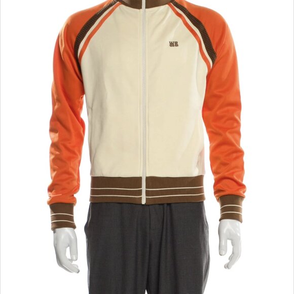 Wales Bonner Colorblock Pattern Bomber Jacket - Picture 1 of 4
